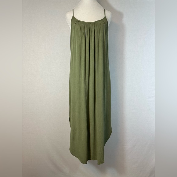 Z-Supply Maxi Dress Green Moss Size M - Picture 3 of 15